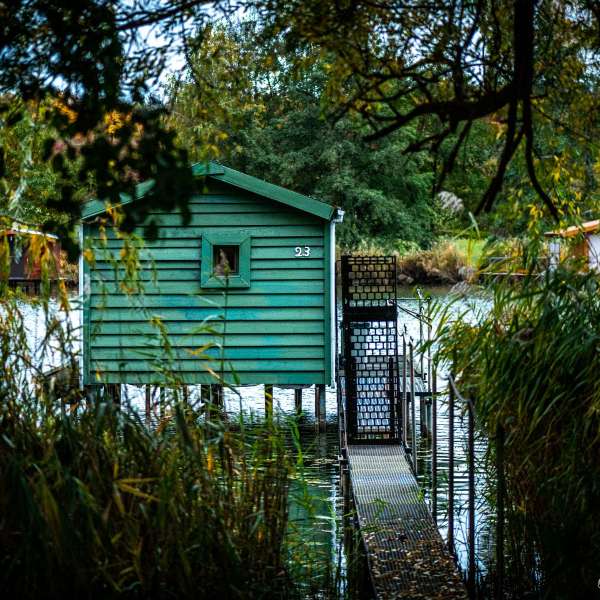Étangs de Hoste et cabanons
