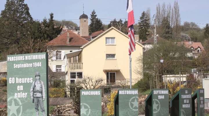Parcours historique de la bataille de dornot - corny 1944
