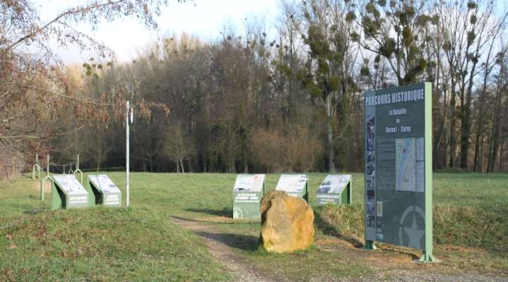 Parcours historique de la bataille de dornot - corny 1944