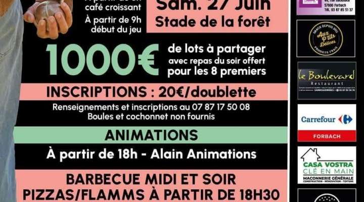 Tournoi de pétanque