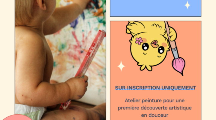 Atelier peinture pour les tout-petits