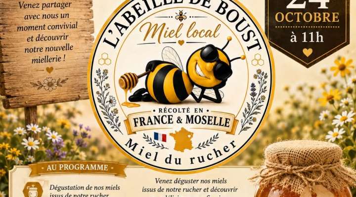Inauguration de la miellerie "l'abeille de Boust"