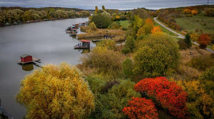 Étangs de Hoste et cabanons