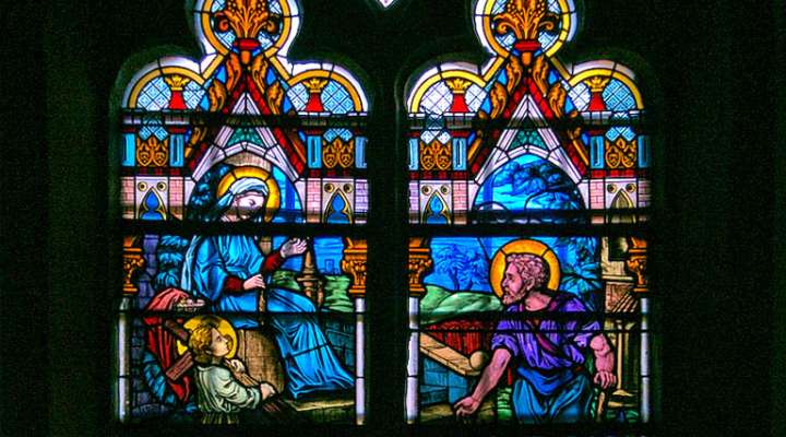 Wandhemälde- Kirche "Saint-Pierre et Saint-Paul"