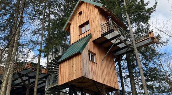 AUßERGEWÔHNLICHE UNTERKUNFT - LES CABANES DE LA VERRERIE