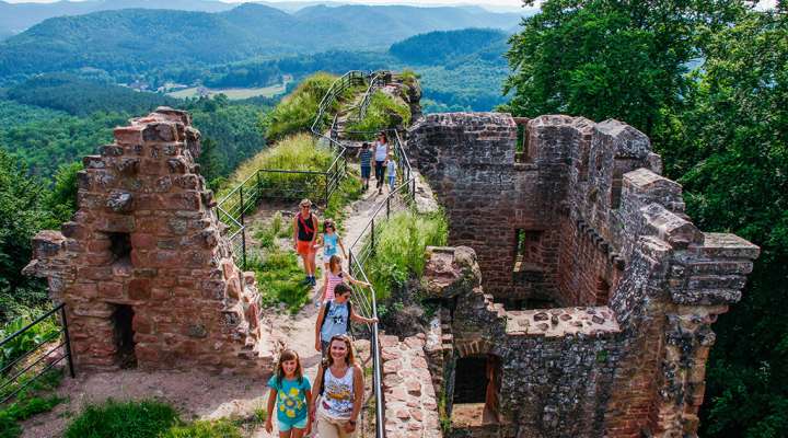 Burg Falkenstein und der Helfenstein