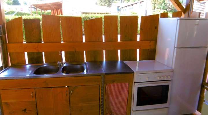 Carbet aux hamacs du camping du muhlenbach
