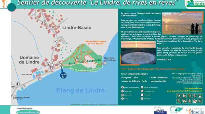 SENTIER DE DÉCOUVERTE-LE LINDRE, DE RIVES EN RÊVES