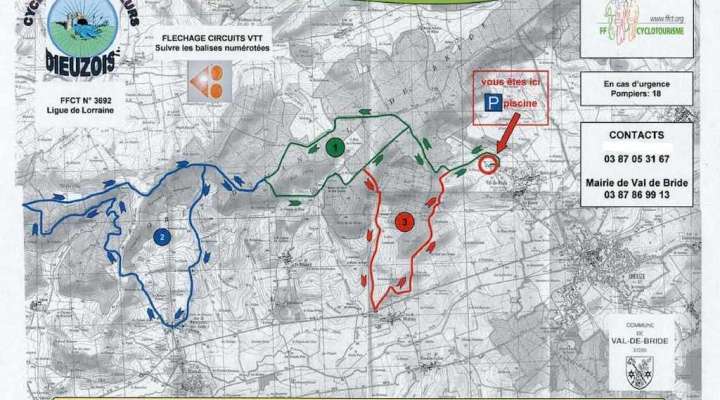 Circuits VTT en forêt de Bride