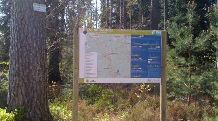 Wanderweg durch den oberen Teil von Halmoze