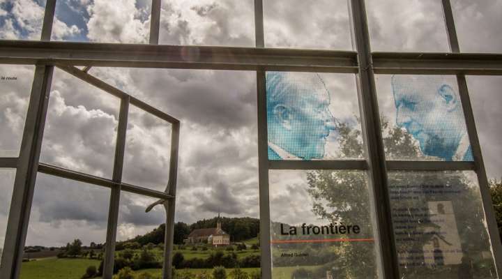 Spaziergang der zwei Länder