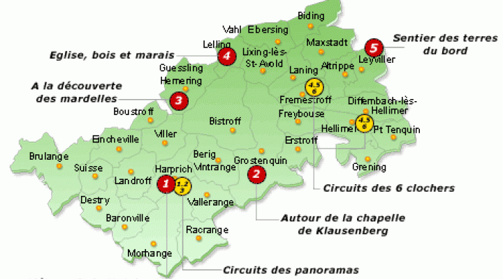 Circuit vtt des 6 clochers - Fremestroff- Hellimer