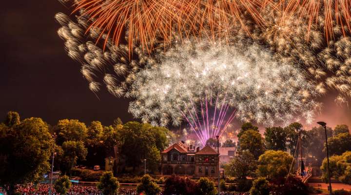 Nationalfeiertag und Feuerwerk