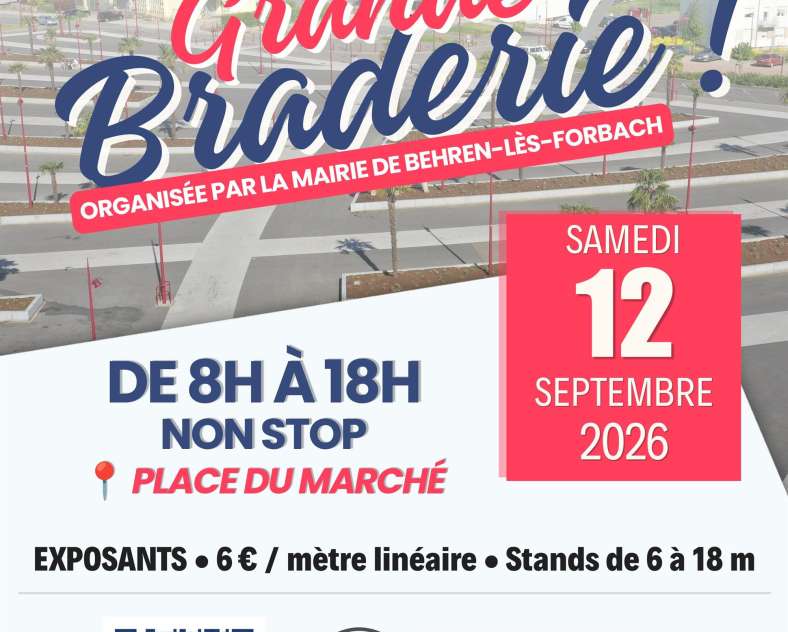 Ville de Behren-lès-Forbach Braderie de Behren-lès-Forbach