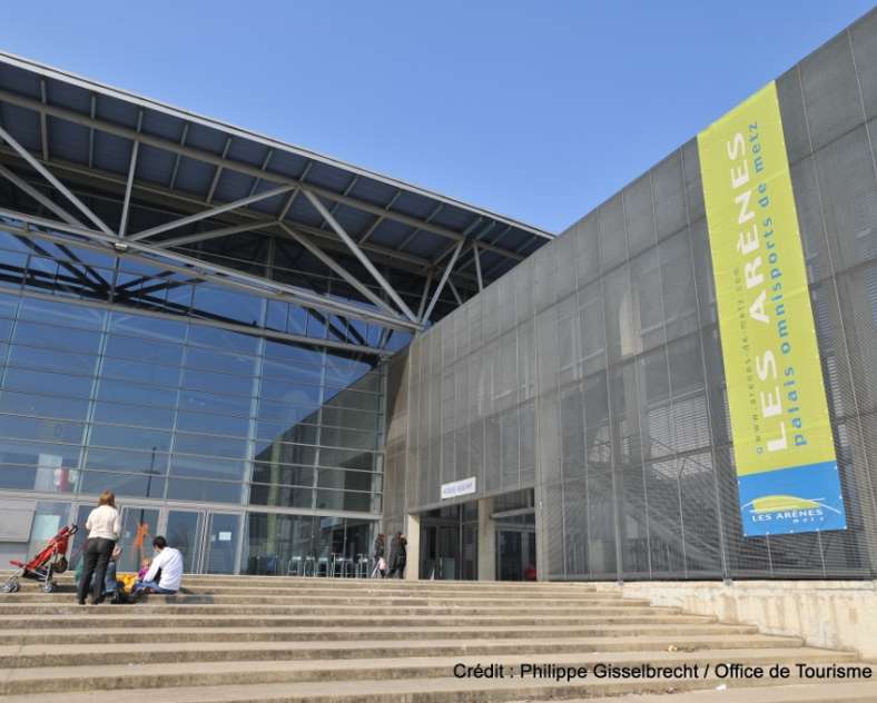 Philippe Gisselbrecht / Office de Tourisme de Metz Palais omnisports Les Arènes
