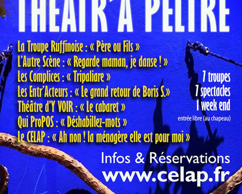 DR - source Ville de Metz Festival de Théâtre amateur THEATR'A PELTRE - 3ème édition