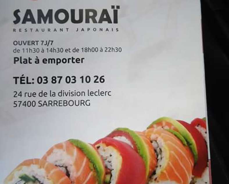 Le Samouraï  Restaurant japonais le samouraï