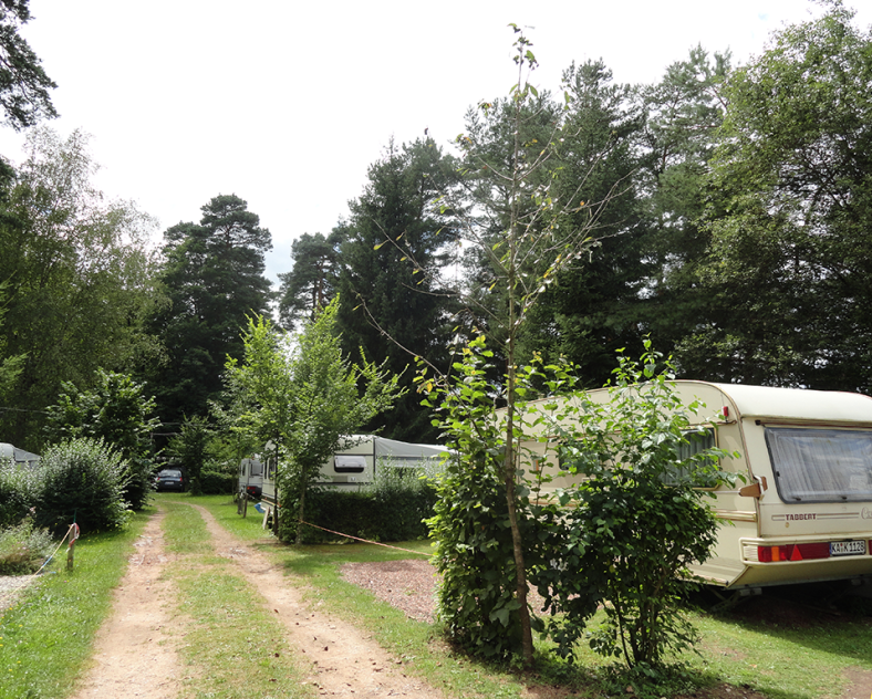 Office de Tourisme  Servicebereich für Wohnmobile auf dem Campingplatz von Hanau