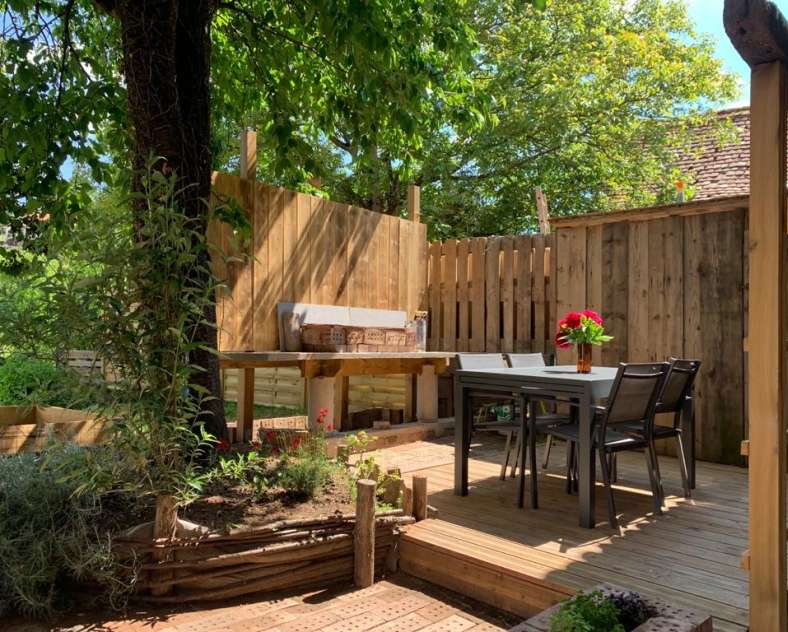 Véronique Gehl Meublé côté verre