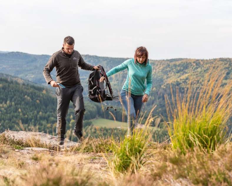 Patrice Bucher  Rundgang um den Meilenstein Saint-Martin