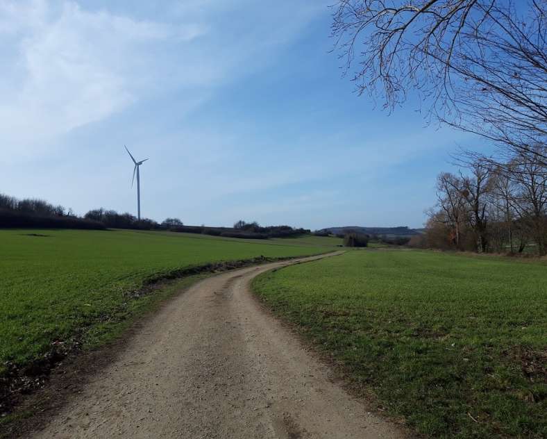 OT Saint-Avold Coeur de Moselle Weg zur Grenze