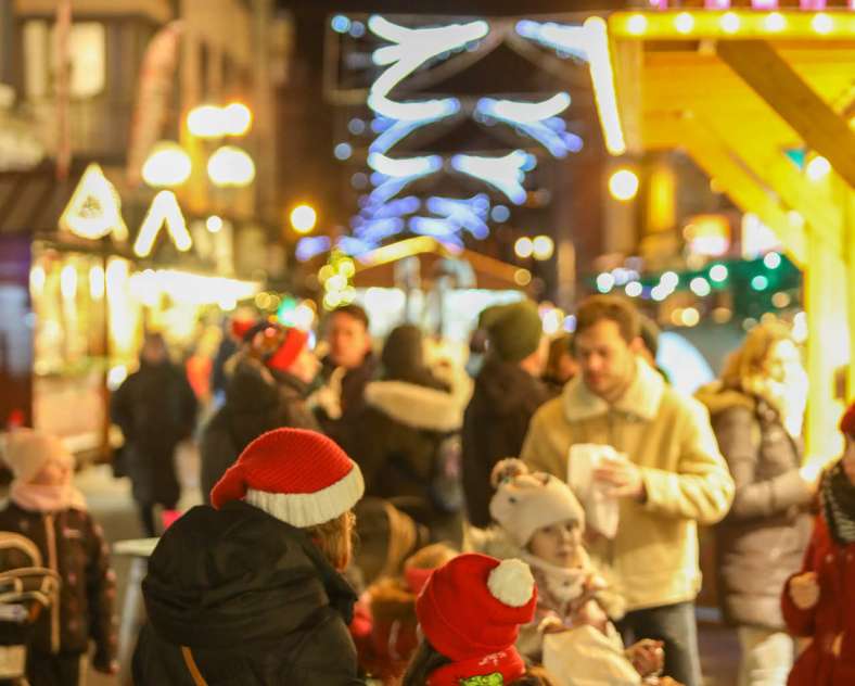 Ville de Sarreguemines Weihnachtsmarkt in Sarreguemines