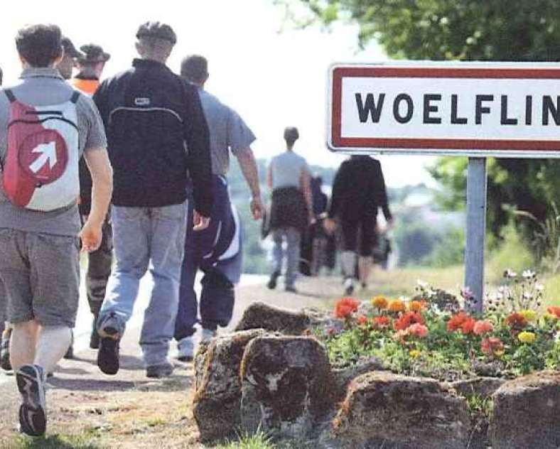 Mairie de Woelfling  Wanderwege in Woelfling-les-Sarreguemines