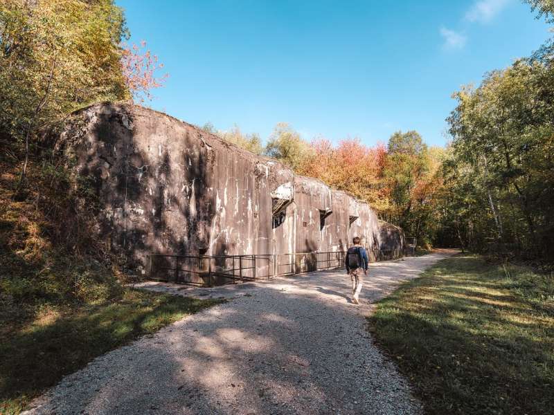 Lezbroz  Sentier d'excellence 5 - autour des blocs de combats du simserhof