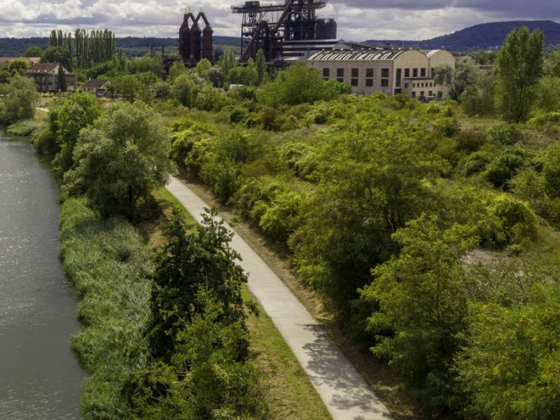 RADROUTE MOSEL LINKES UFER