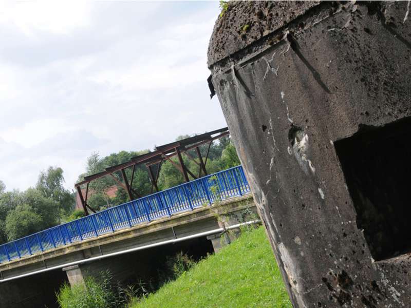 LA ROUTE DE LA LIGNE MAGINOT : BARRAGE DE HIRBACH