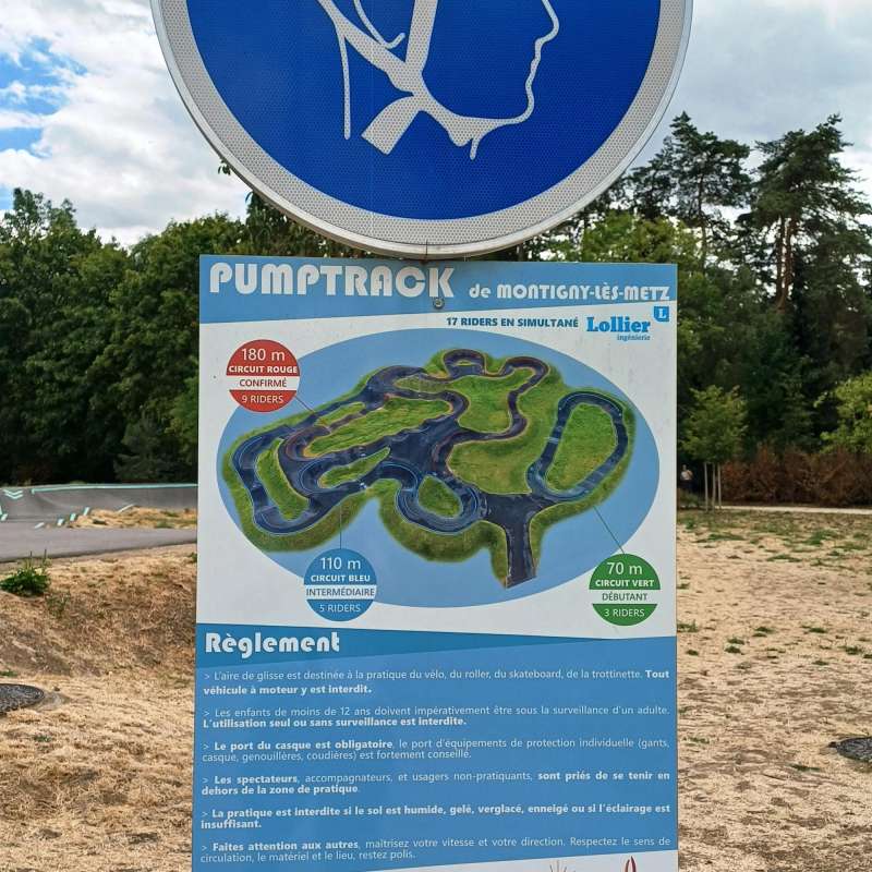 Ville de Montigny-lès-Metz Pumptrack de la plaine de la Vacquinière