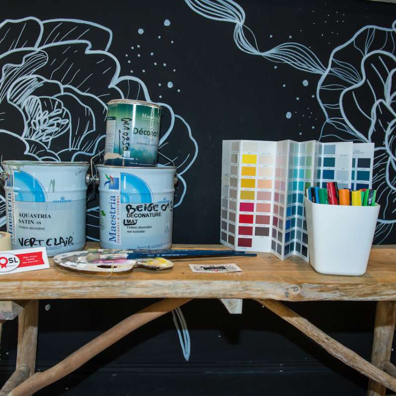 Gilles Dorschner Elle dessine sur les murs