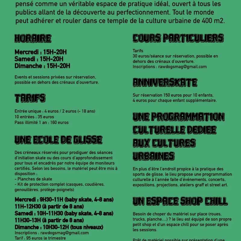 Association Rawdogs  Rawdogs park