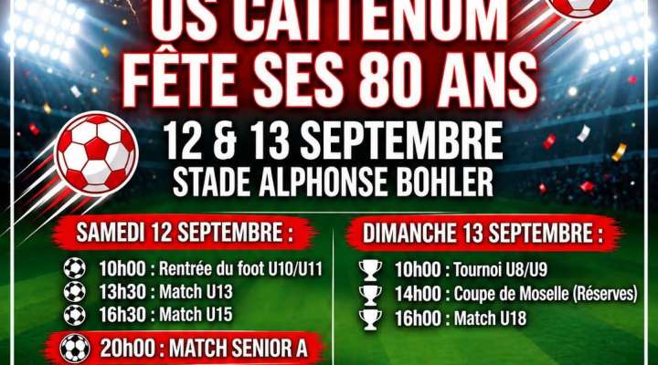 US Cattenom fête ses 80 ans