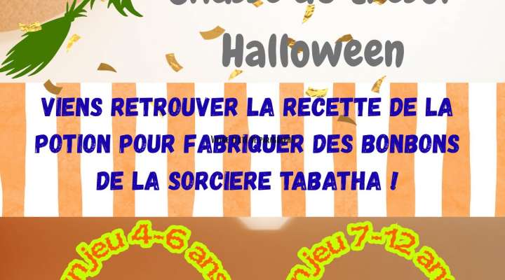 Chasse au trésor Halloween