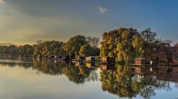 Étangs de Hoste et cabanons