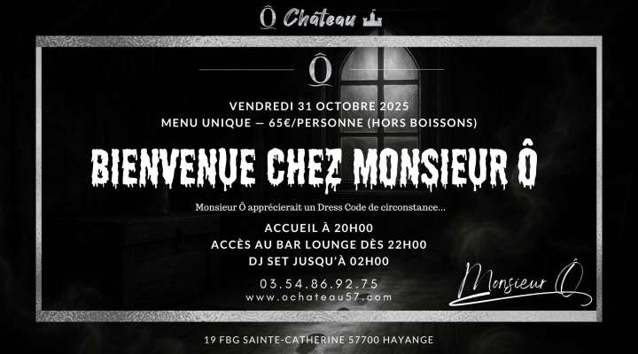 Bienvenue chez Monsieur Ô