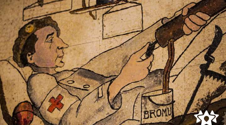 Fort aux fresques - petit ouvrage du bois de Bousse