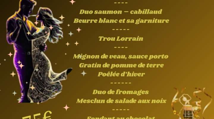 Soirée réveillon Saint-Sylvestre