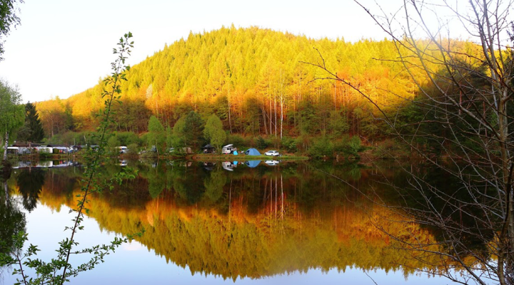 Roulottes du camping du Muhlenbach