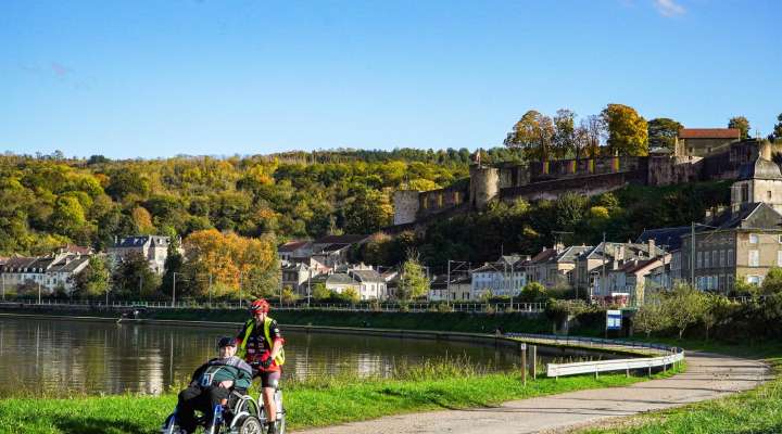 La voie bleue cycle route - Sierck-les-bains - Thionville
