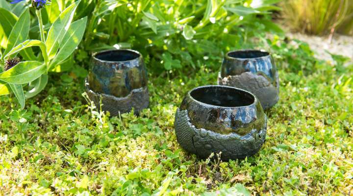Céramique autour des terres - À fleur de pot