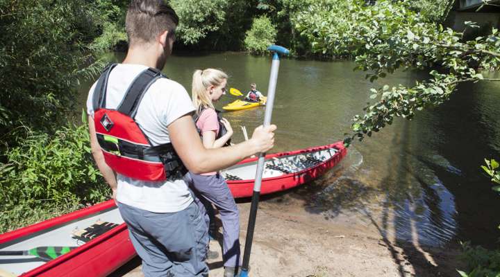 En canoë-kayak de la blies ou de la sarre