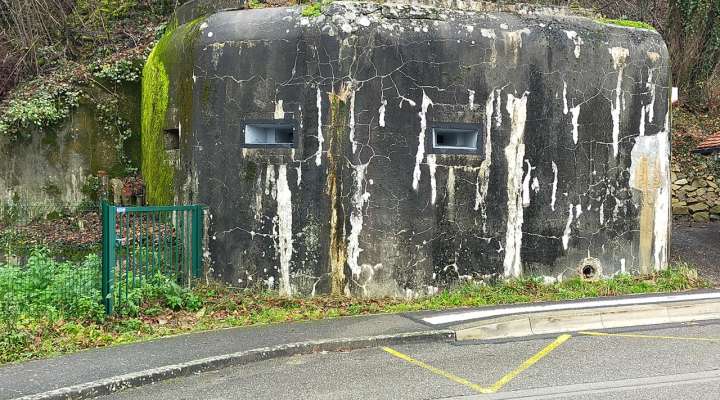 Route de la ligne maginot aquatique - blockhaus de défense