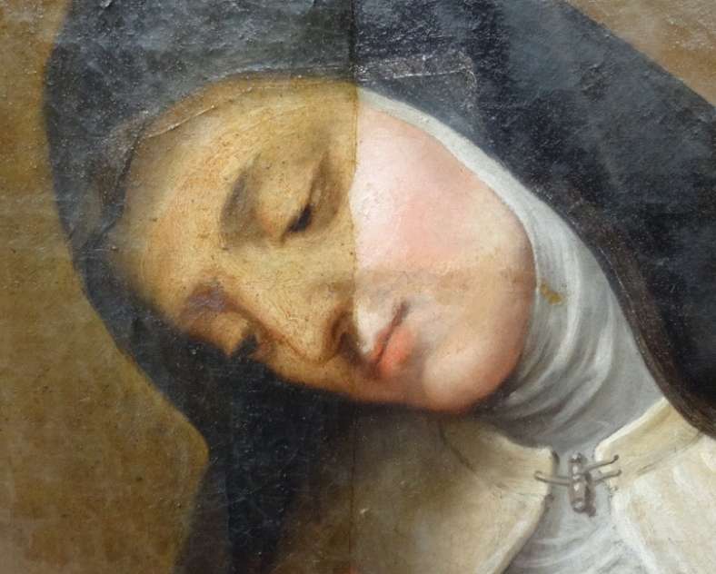 Delphine Dollez  Painting restorer Delphine Dollez