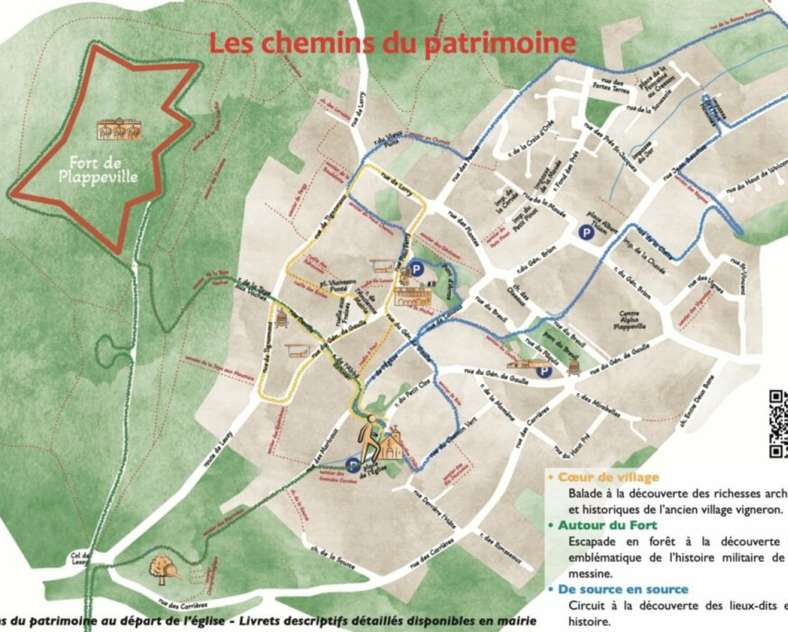 Commune de Plappeville  Les chemins du patrimoine