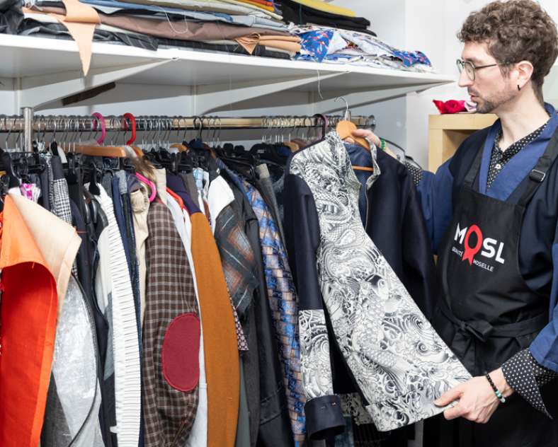 Laetitia Lhermite Isaac Ari sewing workshop