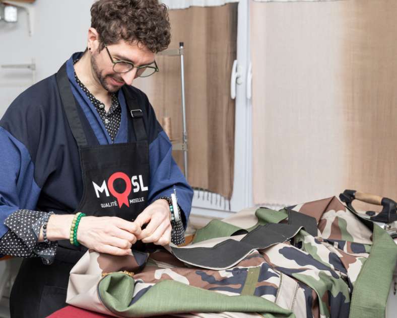 Laetitia Lhermite Isaac Ari sewing workshop