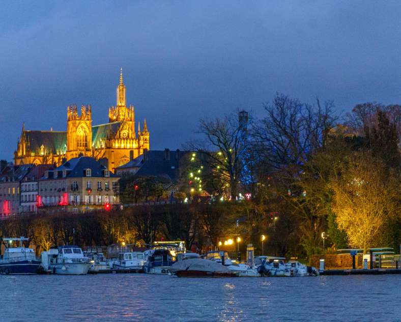 Inspire Metz Le traineau flottant du Père Noël