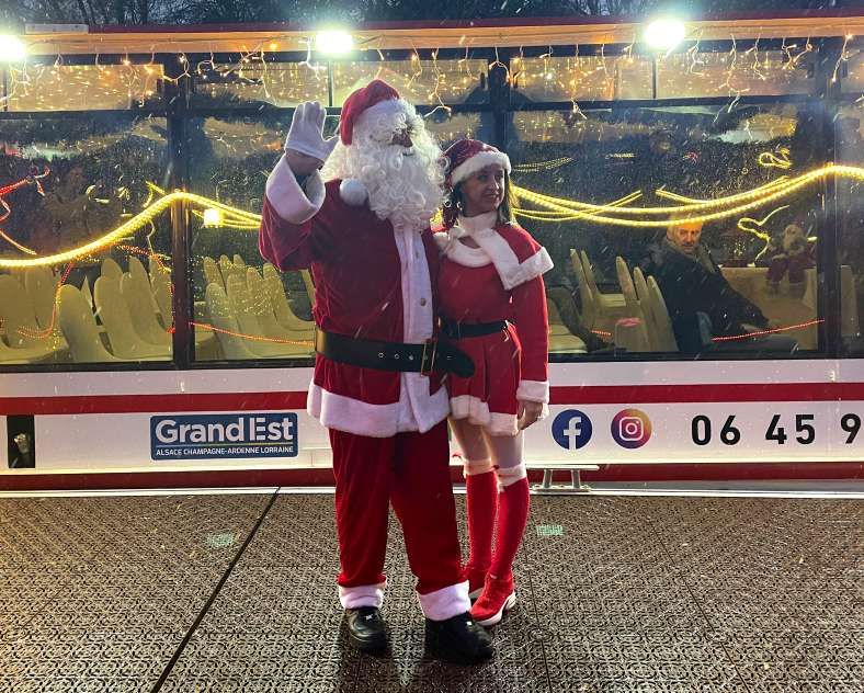 Inspire Metz Le traineau flottant du Père Noël